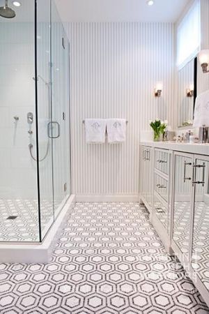 Pictures of flooring - Bathroom with graphic floor.jpg